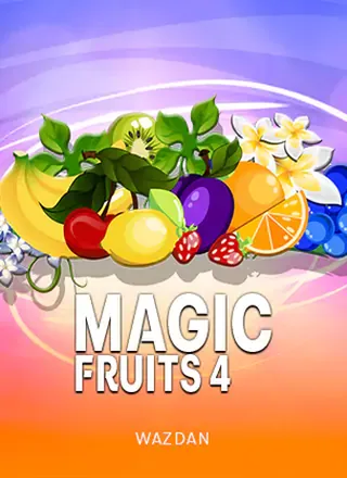 ภาพหน้าปกเกมสล็อตผลไม้นำโชค Magic Fruits 4 ค่าย Wazdan