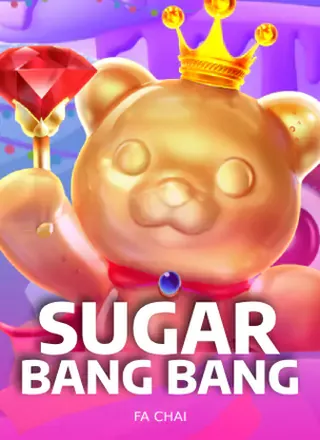ภาพหน้าปกเกมสล็อตลูกกวาดหลากสี Sugar Bang Bang จาก FaChai